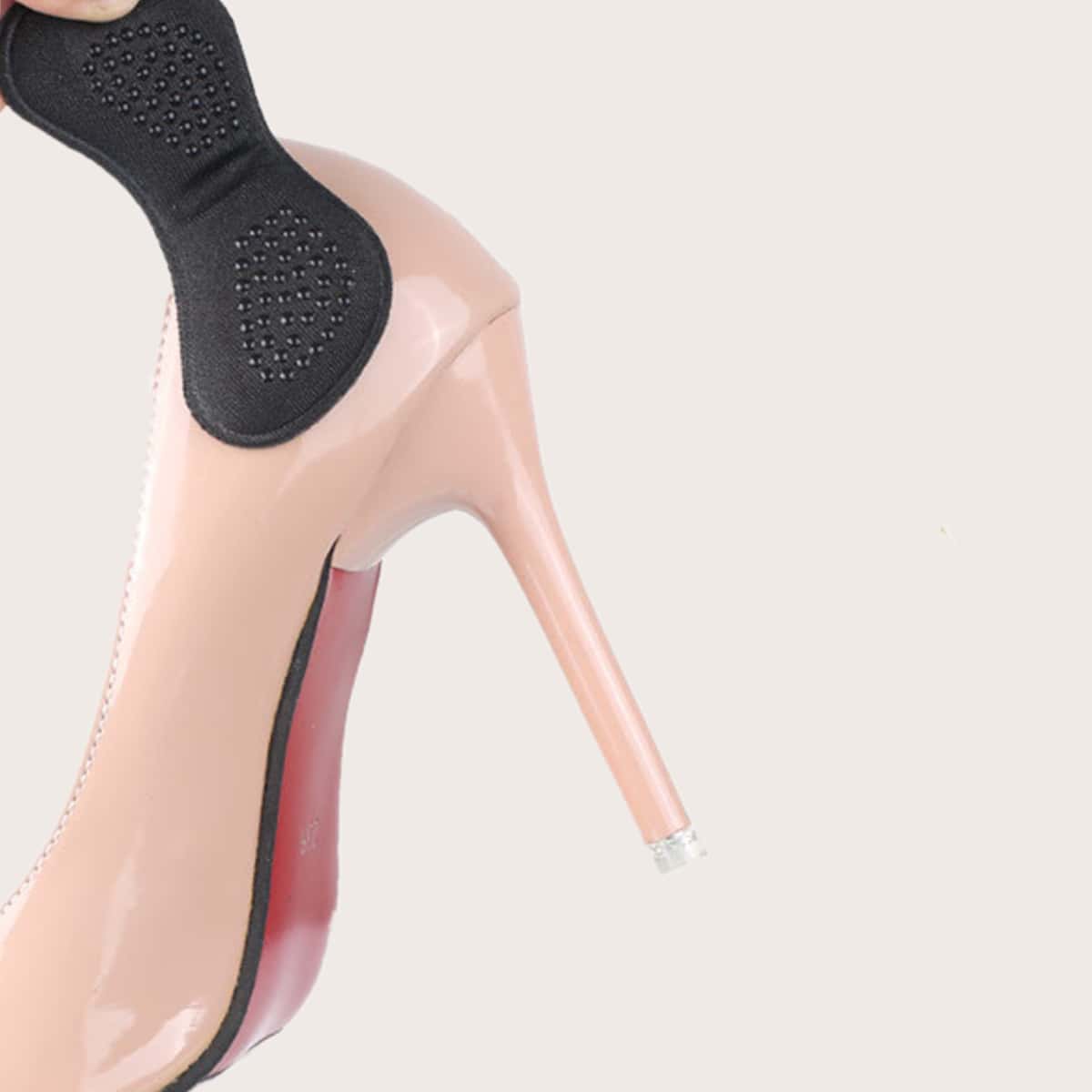 

1pair Heel Protector, Black