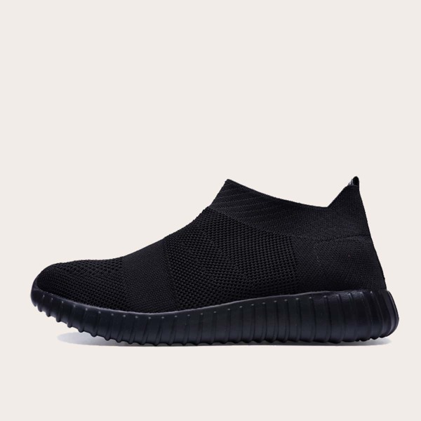 

Minimalist Knit Running Shoes, Black