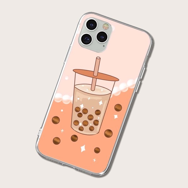 

Bubble Tea Pattern iPhone Case, Multicolor