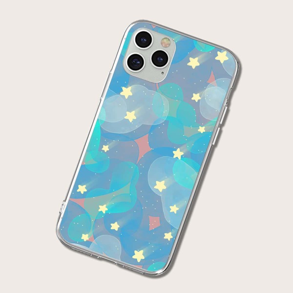 

Чехол для iPhone с принтом звезды, Многоцветный