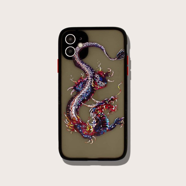

Chinese Dragon Pattern iPhone Case, Multicolor