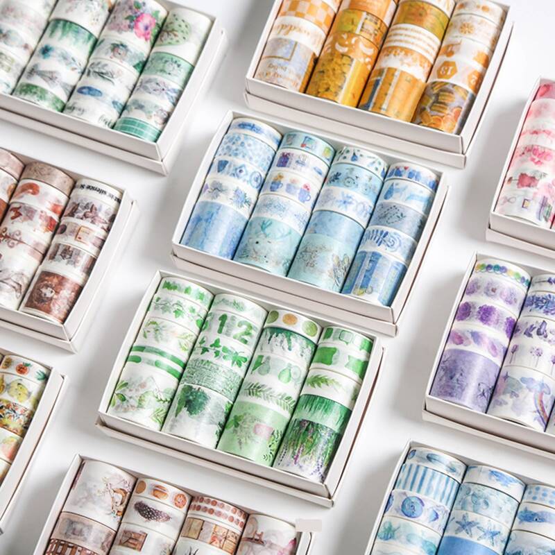 

20 Rolls Random Decoration Tape, Multicolor