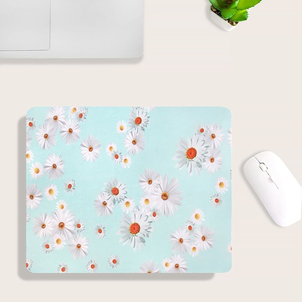 

Daisy Print Mouse Pad, Multicolor