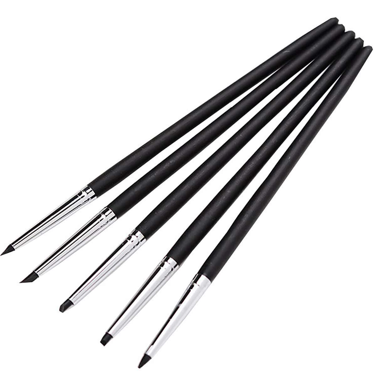 

5pcs Silicone Oil Paint Brush, Multicolor