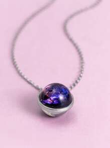 Girls Ball Decor Necklace - Multicolor - View 1