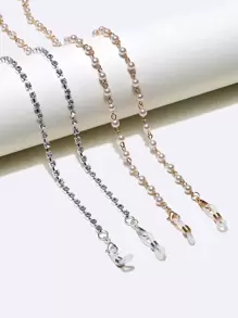 2入組人造珍珠裝飾眼鏡鏈 - 彩色 - 查看 1