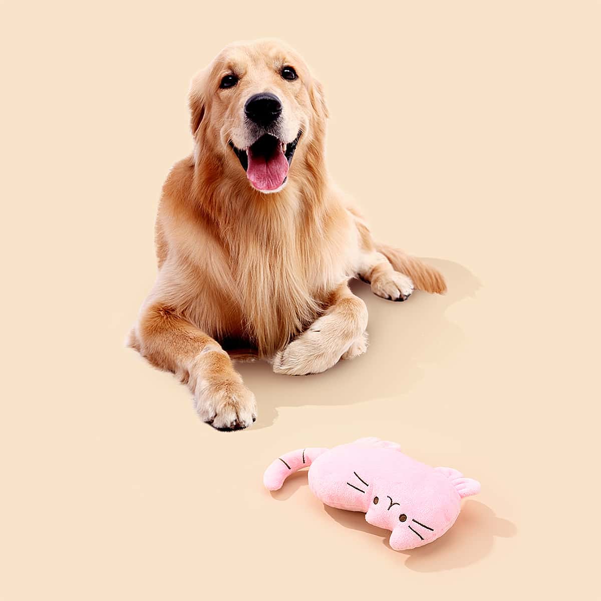 

Cat Shaped Pet Sound Toy, Pink