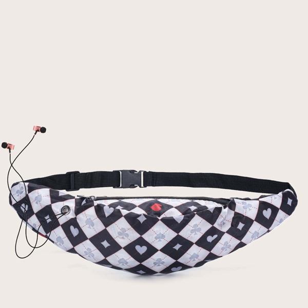 

Playing Card Design Fanny Pack, Multicolor