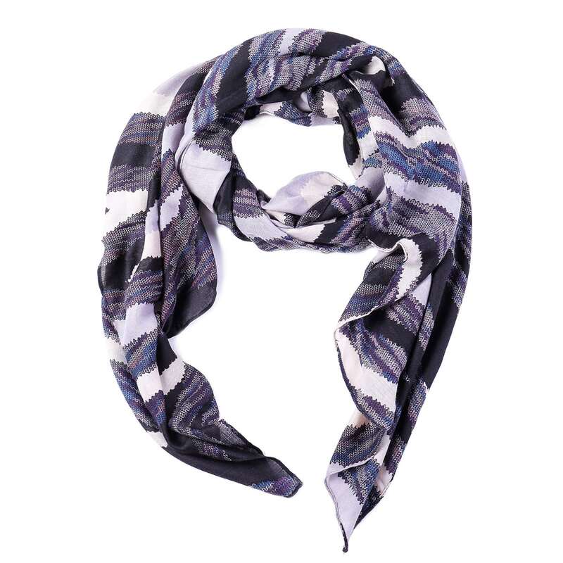 

Striped Pattern Scarf, Multicolor