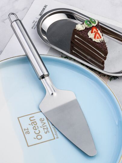 ملعقة كعكة من الفولاذ المقاوم للصدأ قطعة واحدة