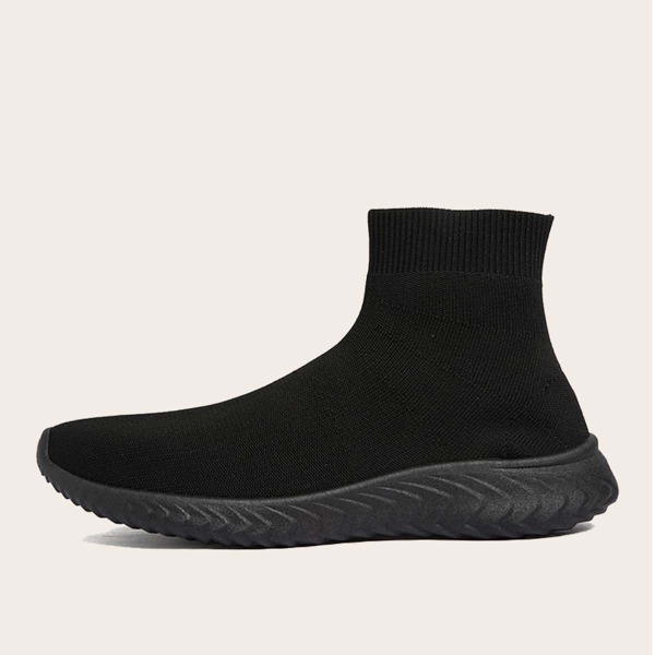 

Men Slip On High Top Sneakers, Black