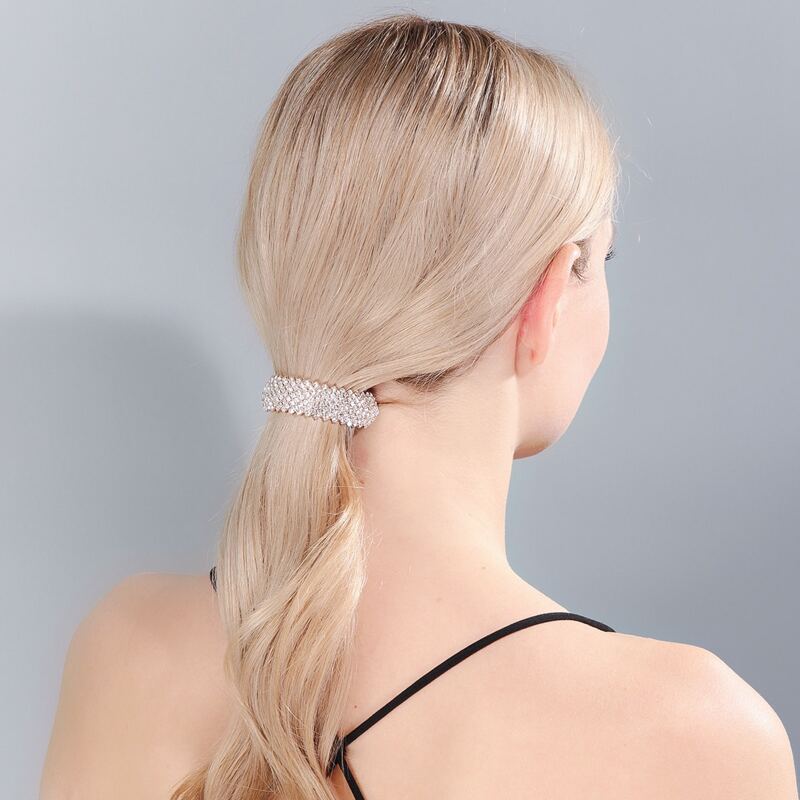 

Rhinestone Decor Hair Clip, Gold