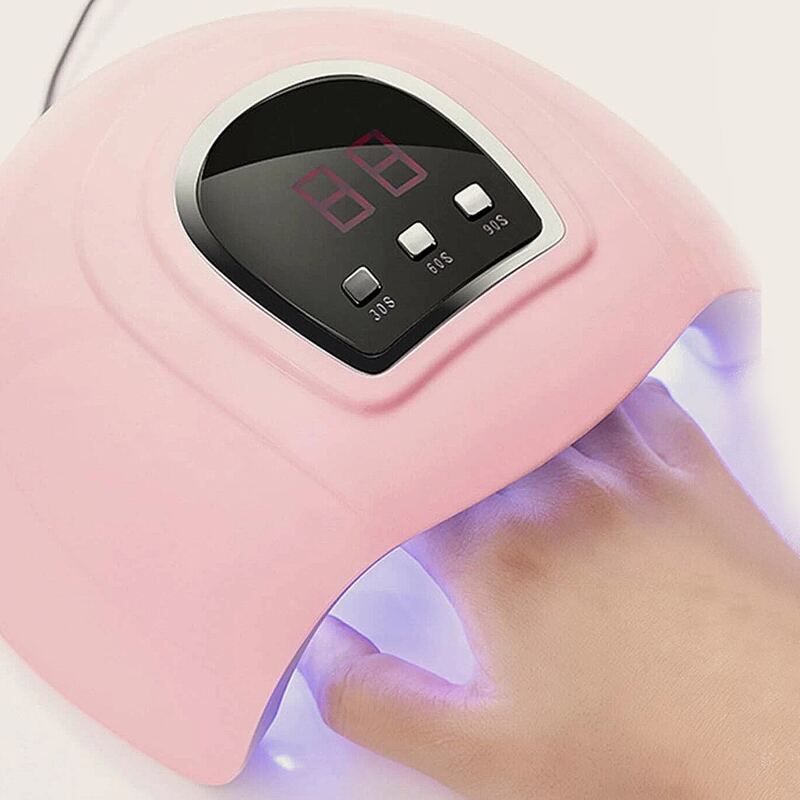 

1pc Nail Phototherapy Machine, Pink