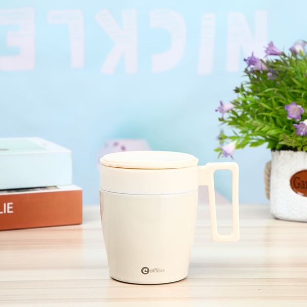 

1pc Coffee Vacuum Cup, White