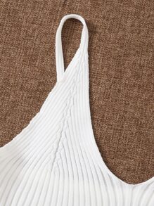 Solid Ribbed Knit Top