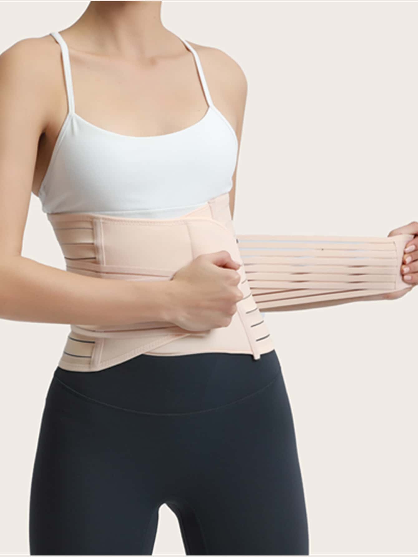 塑形腰帶 - 杏色 - 查看 4