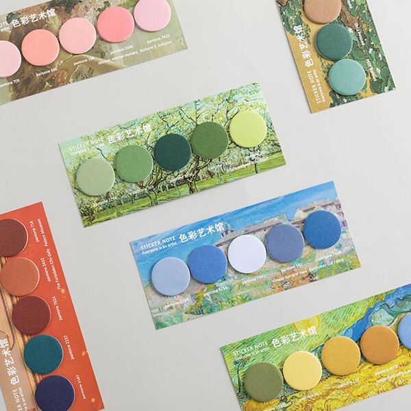 

1pc Solid Color Random Sticky Note, Multicolor