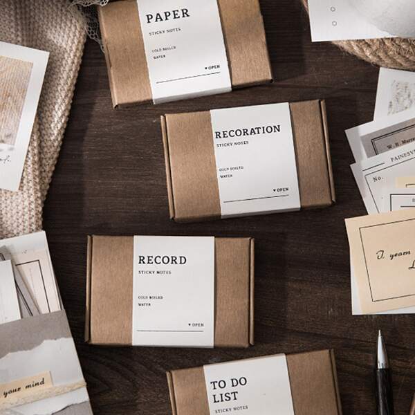

50pcs Random Pattern Memo Paper, Multicolor