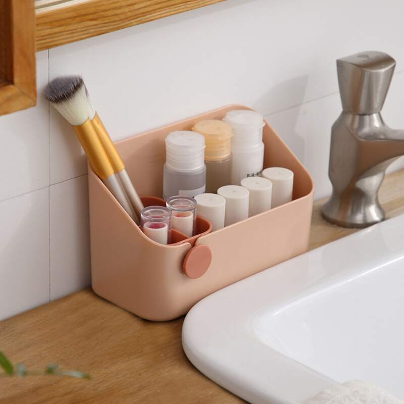 

1pc Random Color Cosmetic Storage Box, Multicolor
