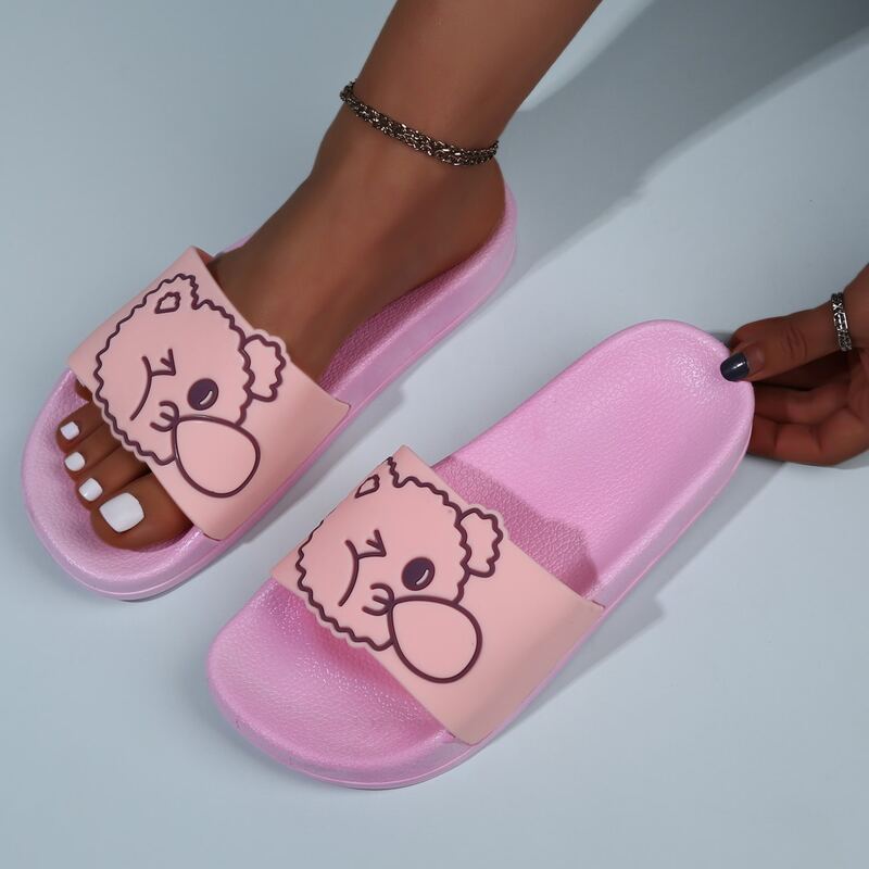 

Cartoon Design Slides, Pink