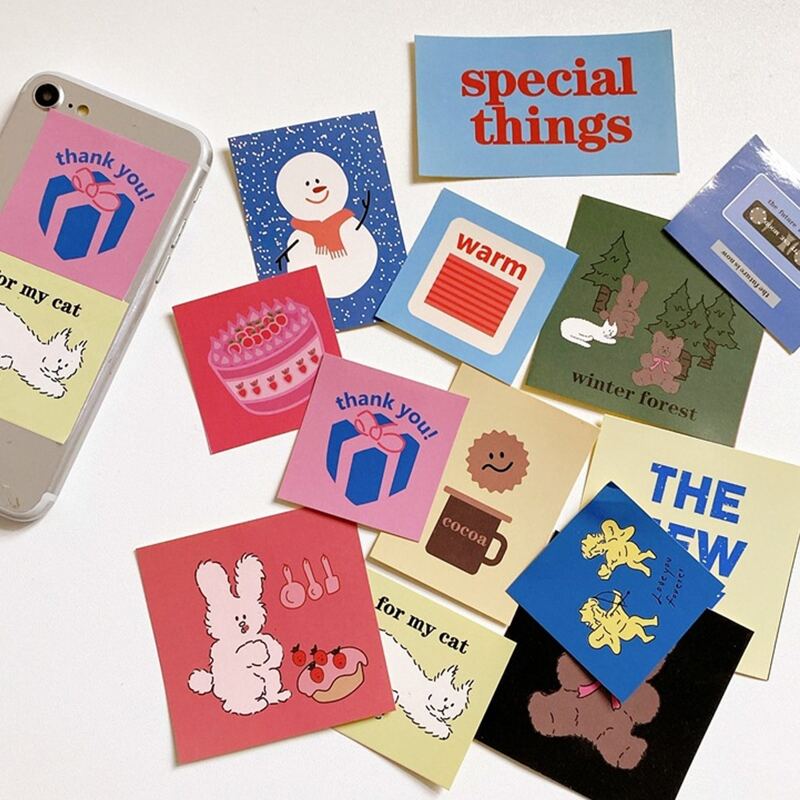 

12pcs Cartoon Graphic Random Sticker, Multicolor
