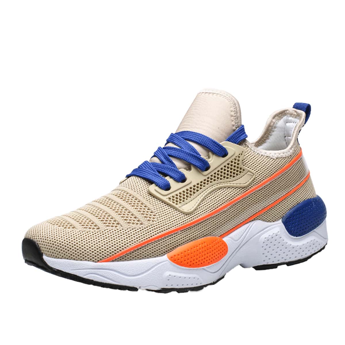 

Guys Striped Lace-up Knit Sneakers, Multicolor