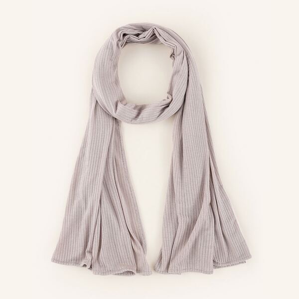 

1pc Solid Scarf, Dusty purple