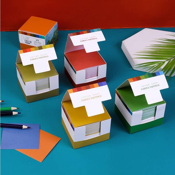 

230pcs Plain Random Memo Paper, Multicolor