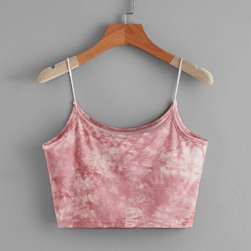 

Tie Dye Crop Cami, Multicolor