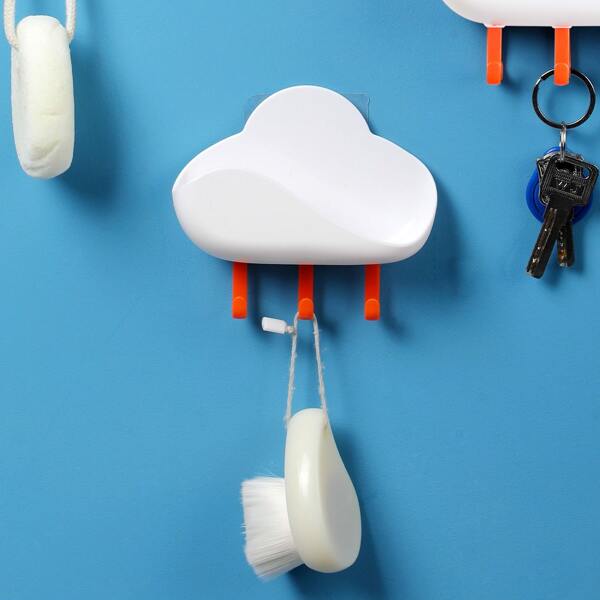 

Cloud Shaped Multifunction Soap Holder, White