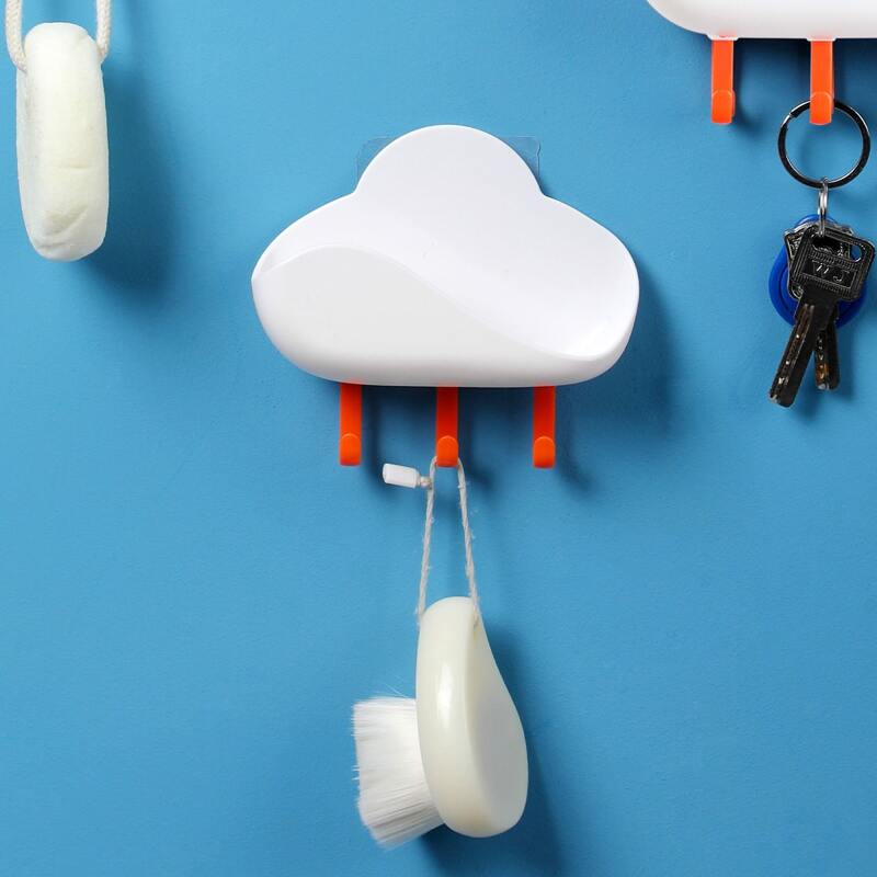 

Cloud Shaped Multifunction Soap Holder, White