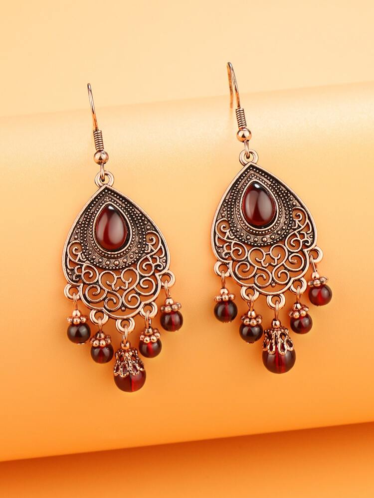 Hollow Out Drop Earrings