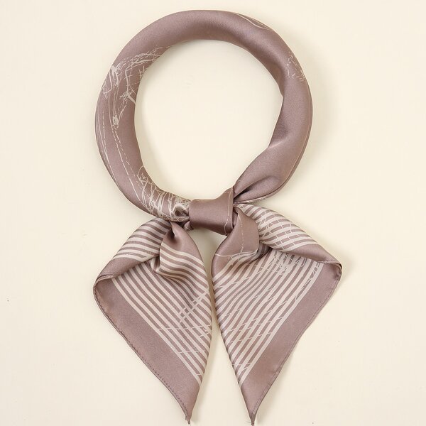 

Striped Pattern Bandana, Multicolor