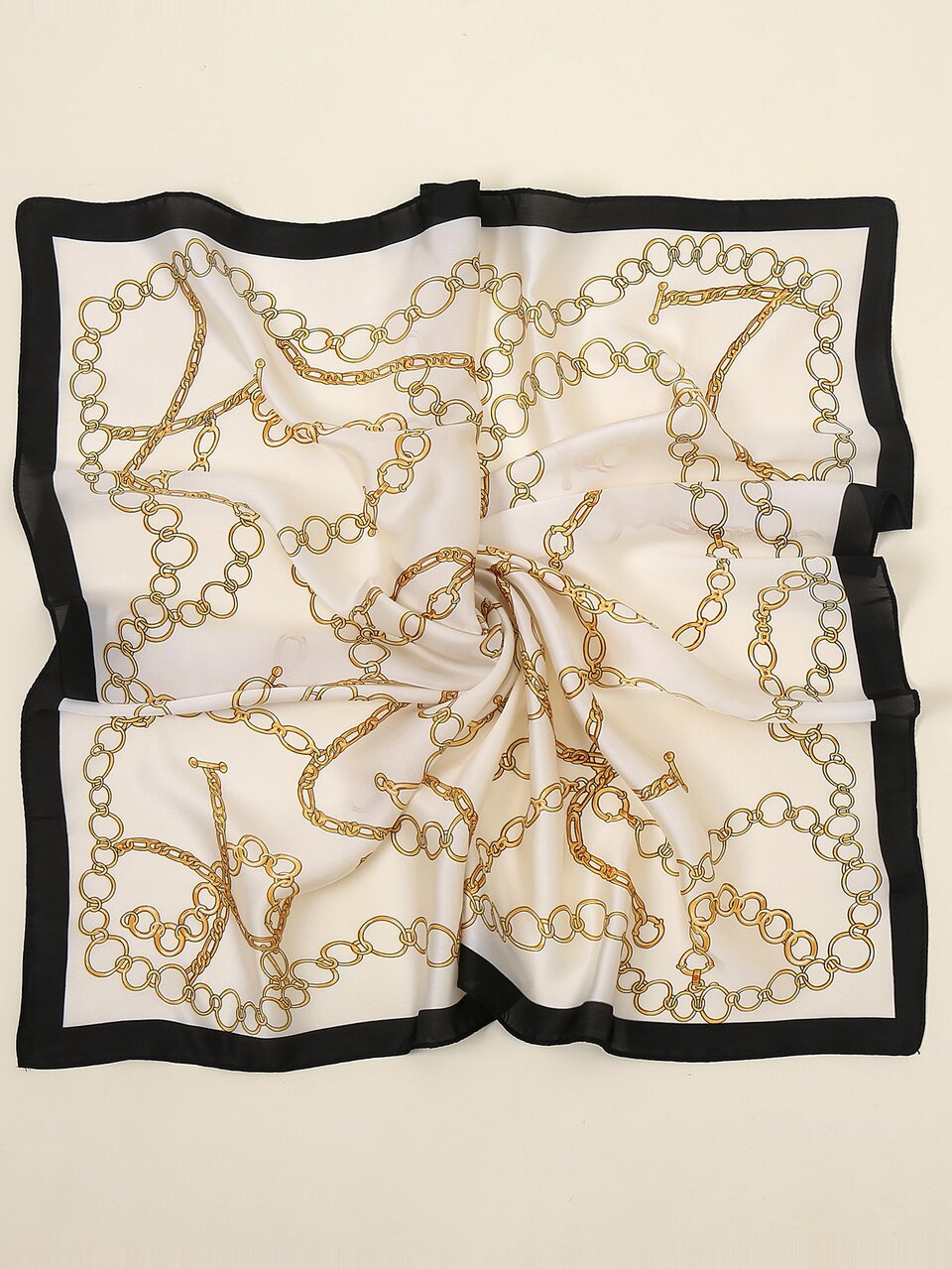 1pc Simple Printed 70cm Square Scarf, Women's Multi-Use Waist Belt, Bag Accessory, Headscarf, Fashionable Neck Scarf For Spring And Autumn Bandana,Hair Band,Head Band Ideal For Dressing Up Your Look