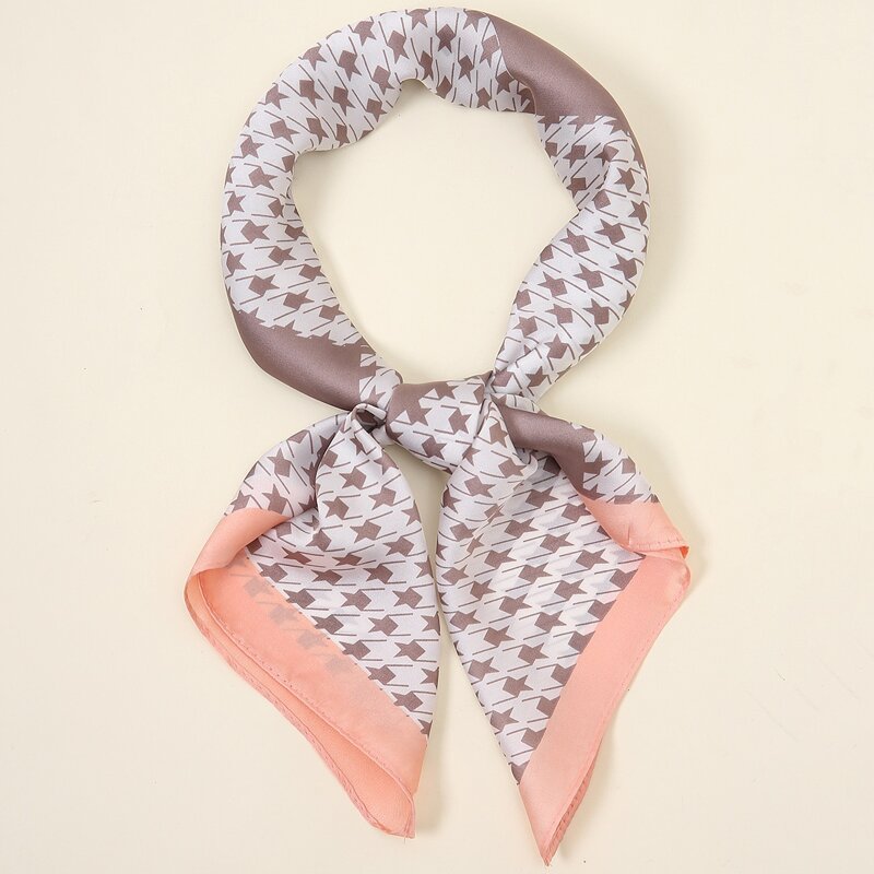 

Houndstooth Print Bandana, Multicolor
