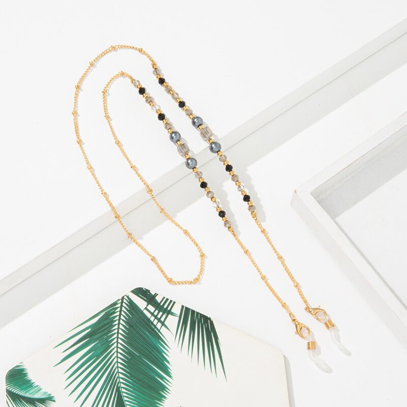

Crystal Decor Glasses Chain, Multicolor