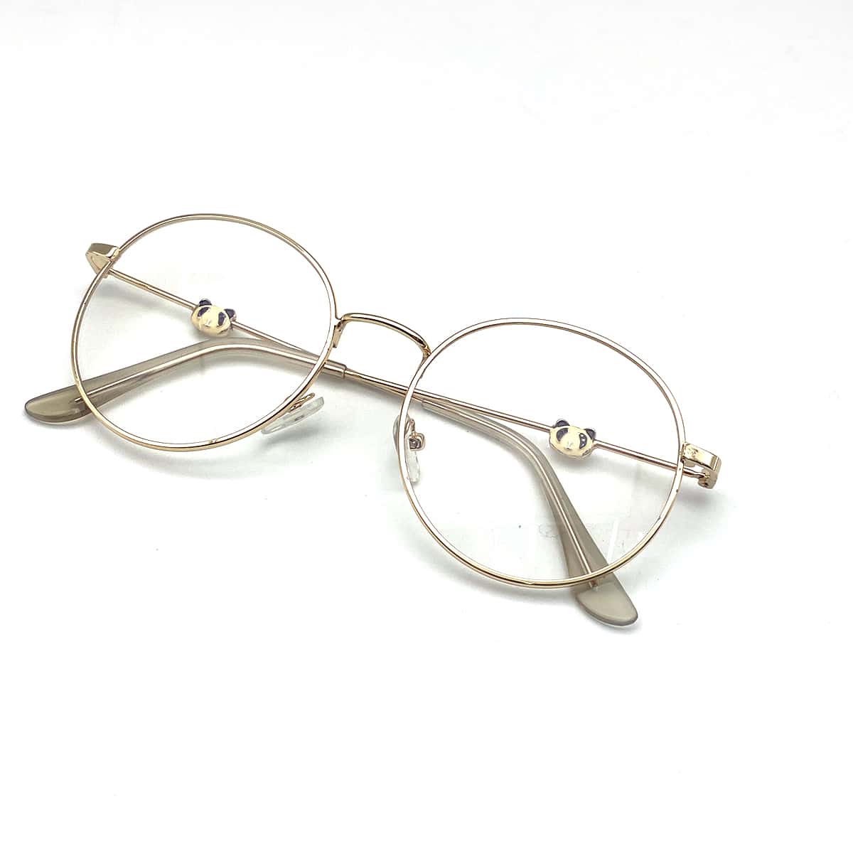 

Cartoon Panda Round Frame Glasses
