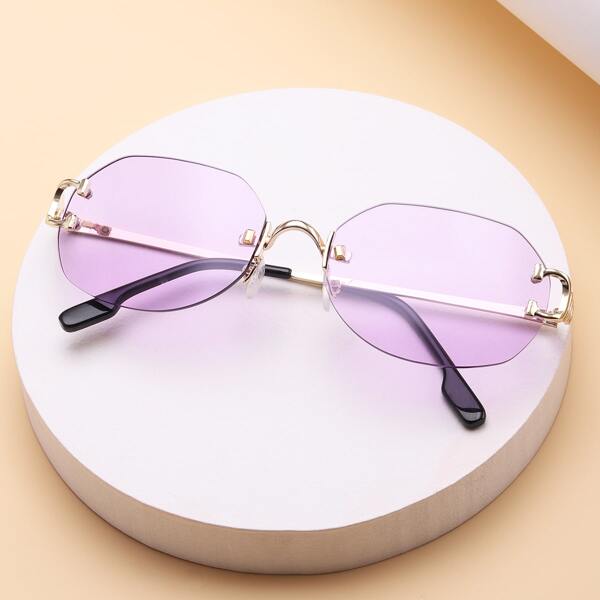 

Rimless Tinted Lens Sunglasses