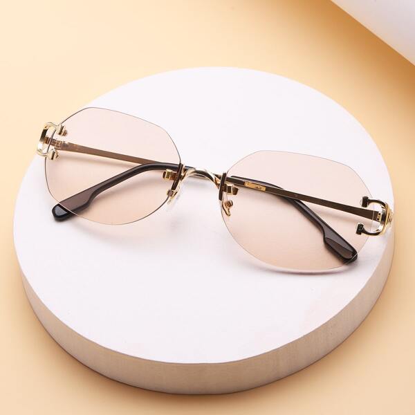 

Rimless Tinted Lens Sunglasses