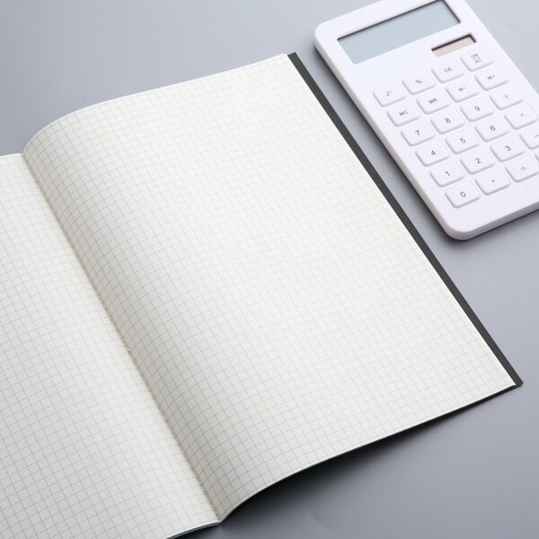 

1pc Minimalist B5 Notebook, Black
