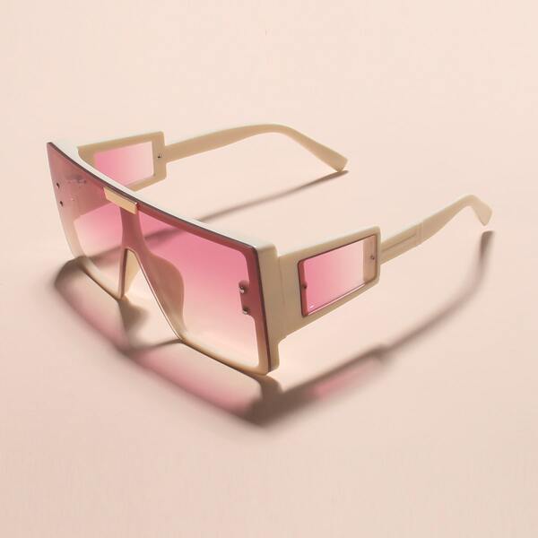 

Flat Top Shield Sunglasses