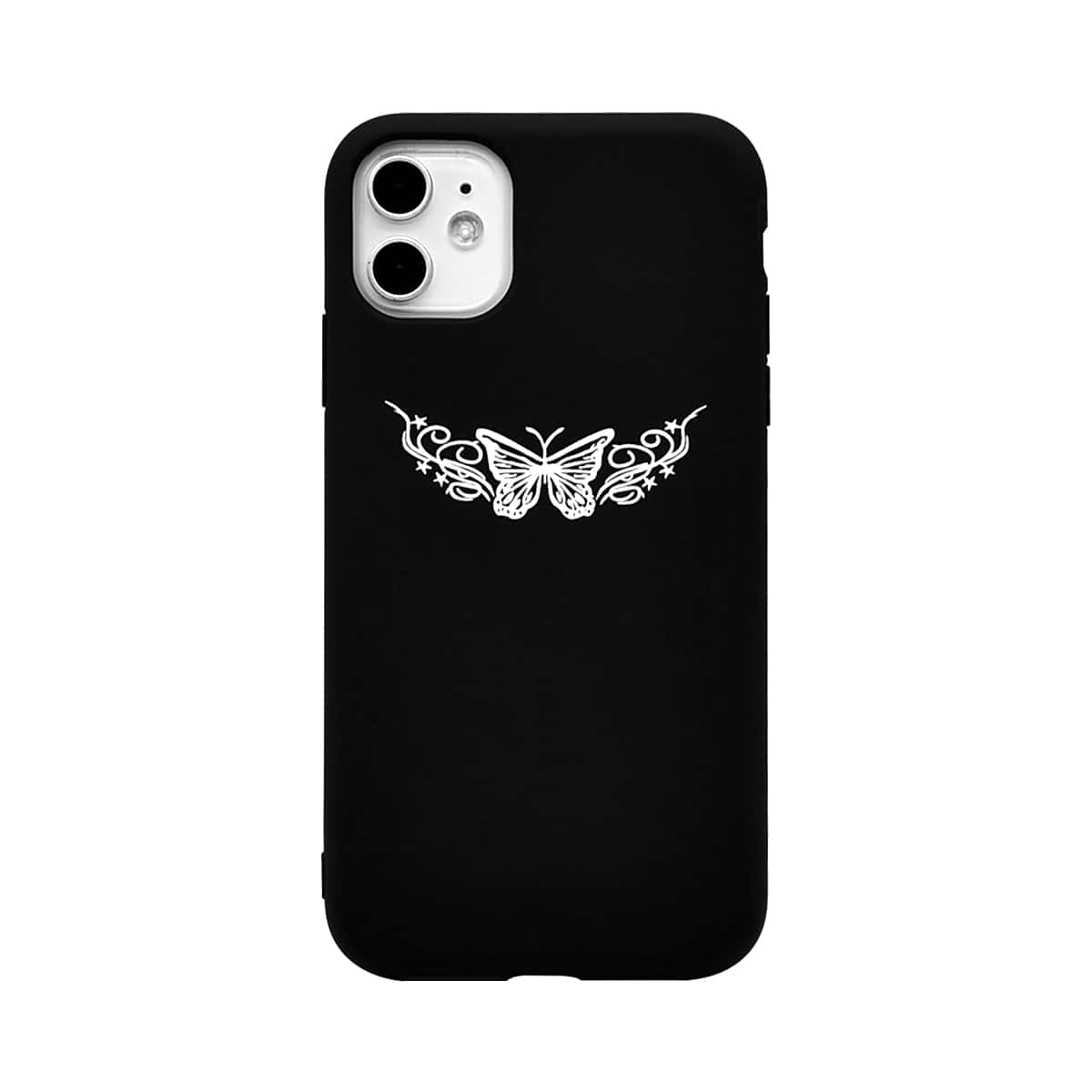 

Butterfly iPhone Case, Black and white