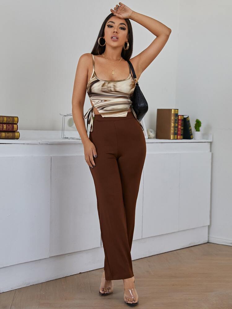 Firerie 側繫帶吊帶上衣帶褲子 - 彩色 - 查看 1