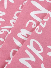 Letter Graphic Skinny Scarf - Multicolor - View 3