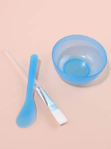 3 piezas set tazón de hoja facial - Azul - Ver 1