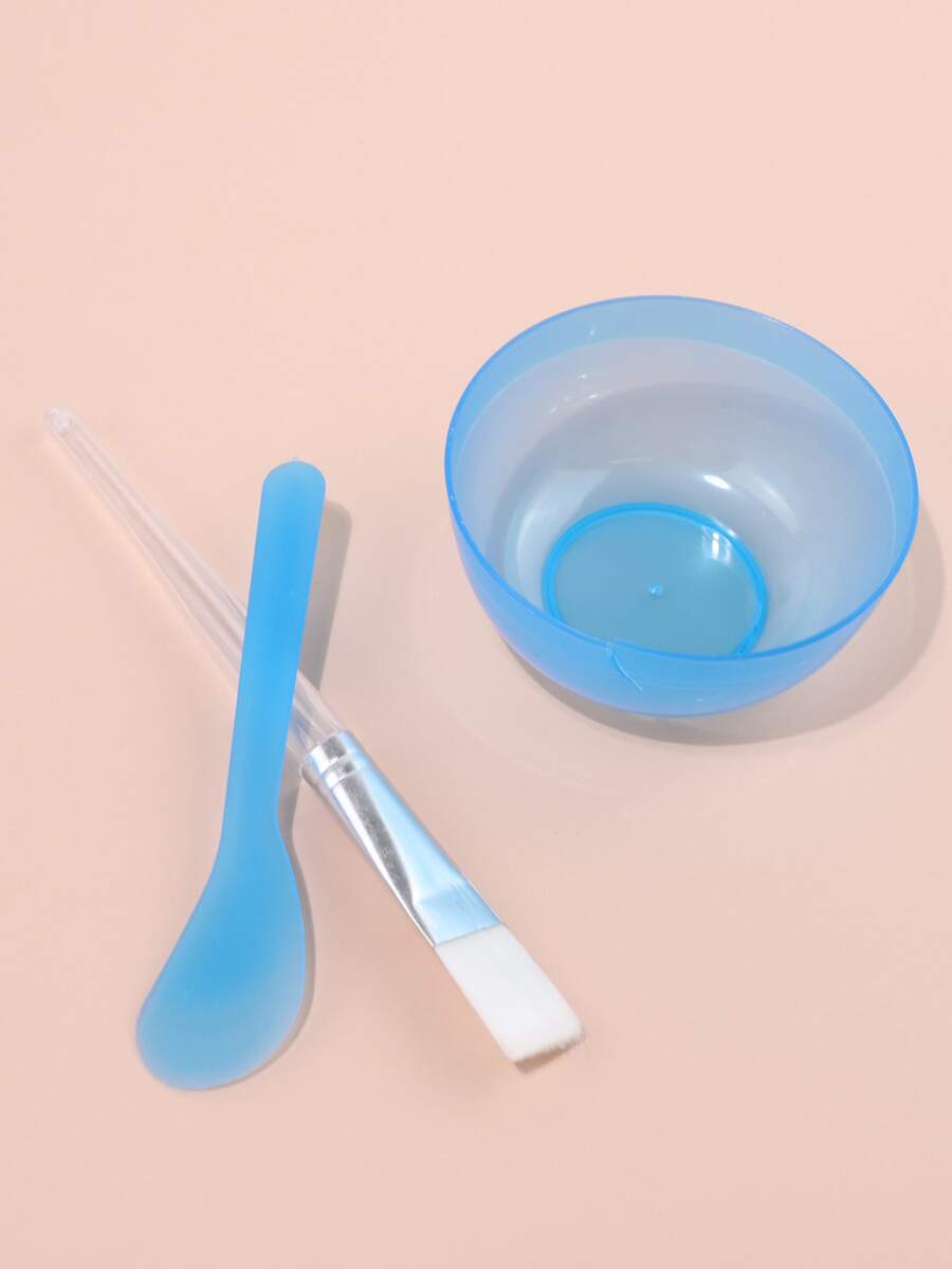 3 piezas set tazón de hoja facial - Azul - Ver 1