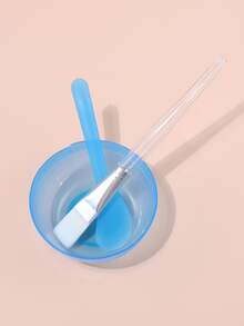 3 piezas set tazón de hoja facial - Azul - Ver 3