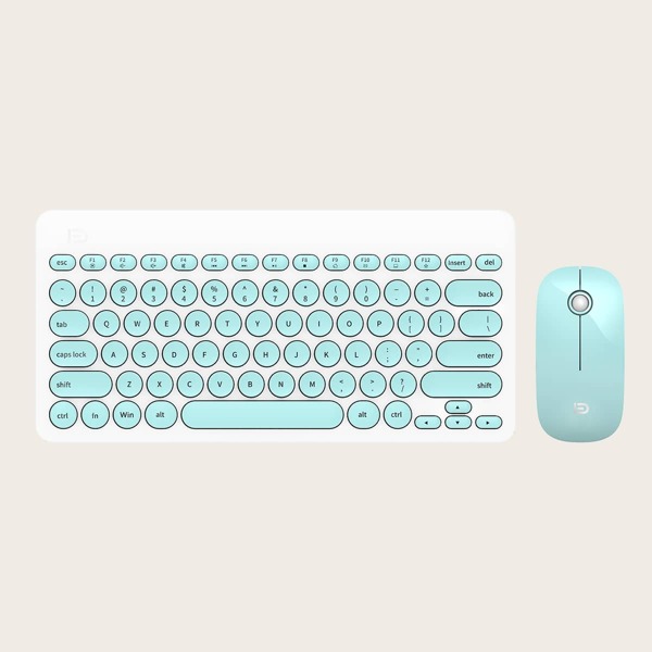 

Wireless Keyboard & Mouse Combos, Mint blue