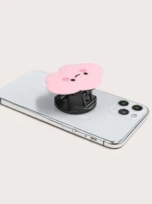 Cloud Shaped Phone Holder - Pink - View 2