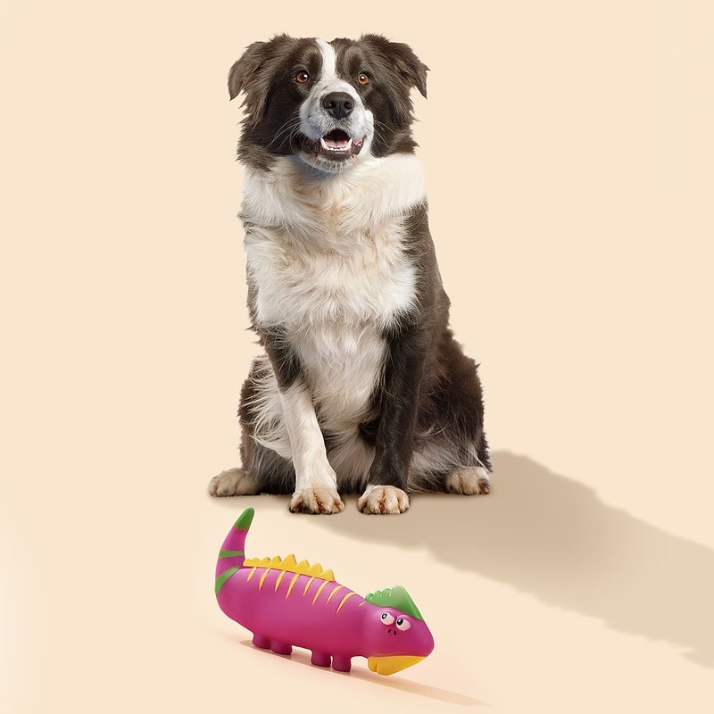 

Dinosaur Shaped Pet Sound Toy, Multicolor